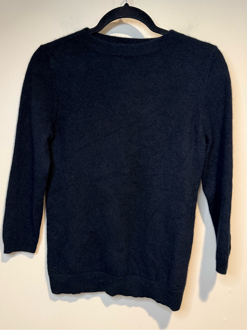Talbots‎ pure cashmere black sweater crewneck size medium